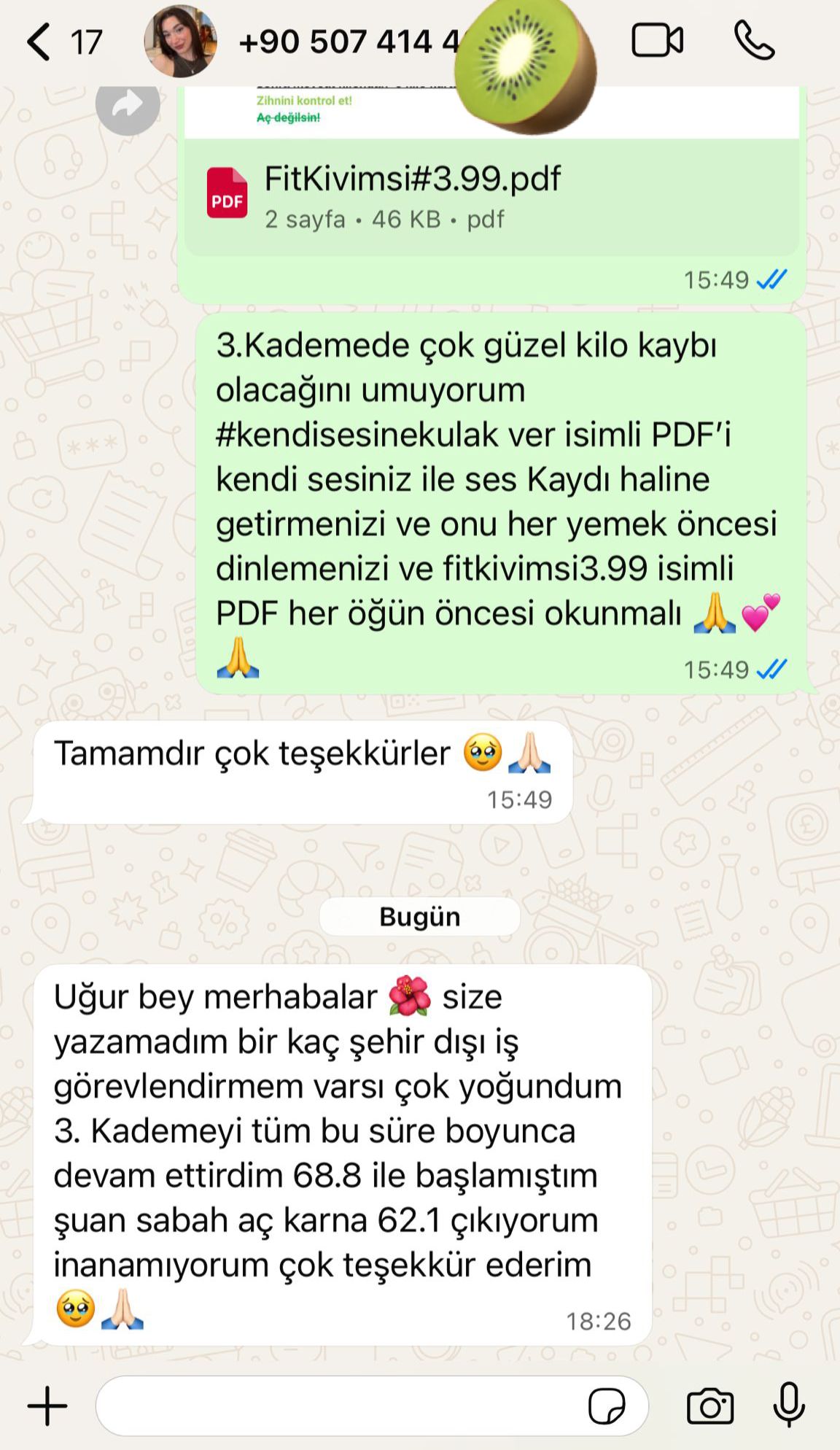 WhatsApp Konuşması 19